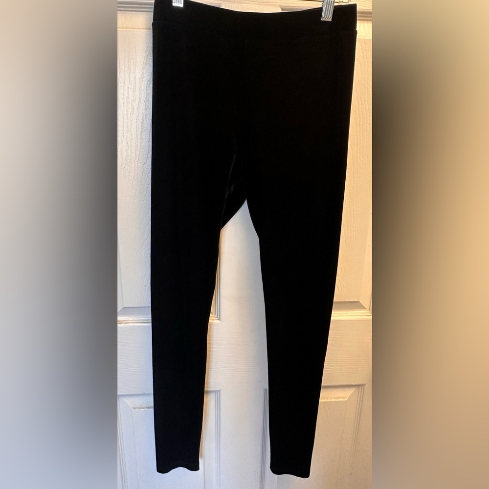 Bardot Black Velvet Leggings